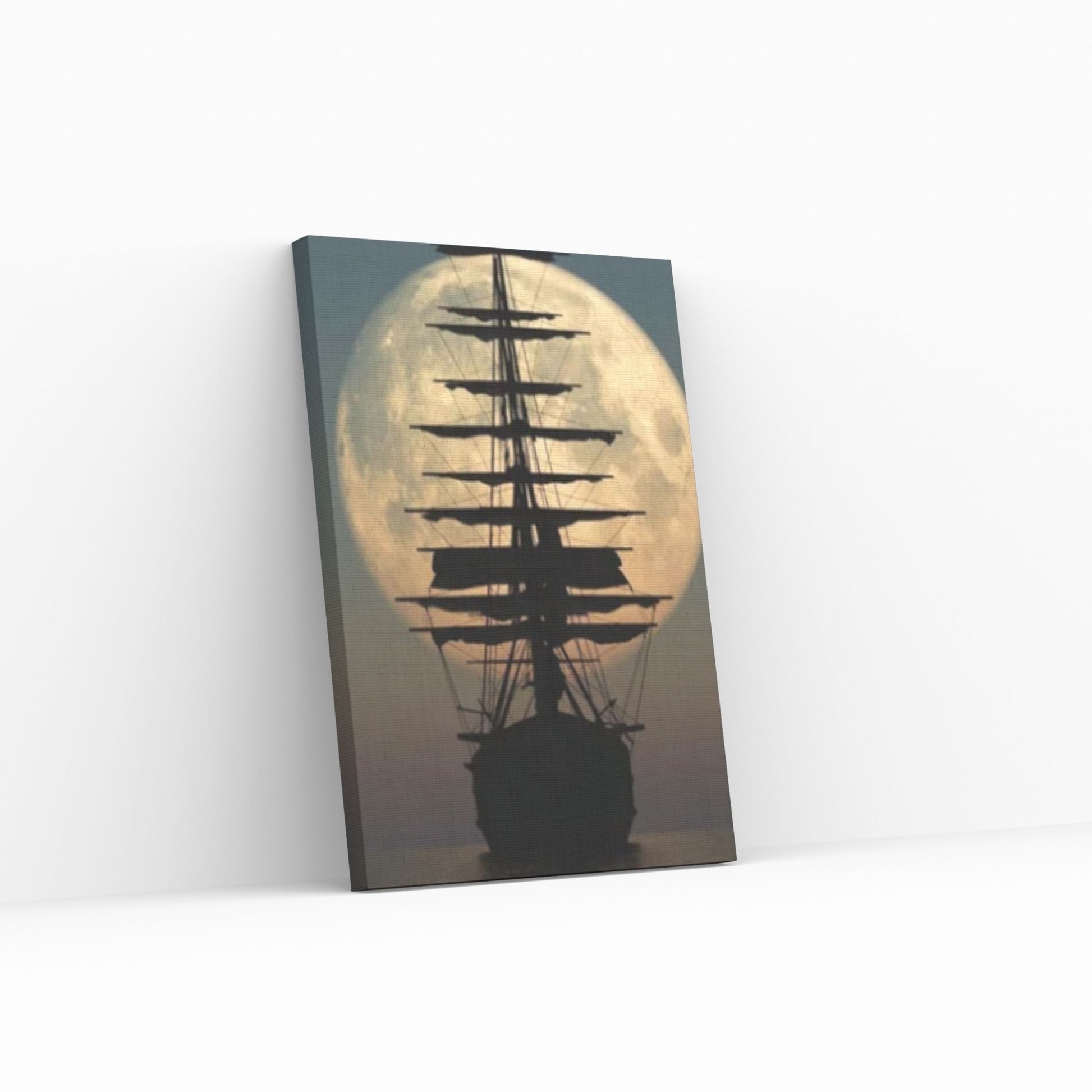 Sailing Boat Canvas, Sea Wall Decor, Sea Landscape, Living Room Wall Art - Y Canvas