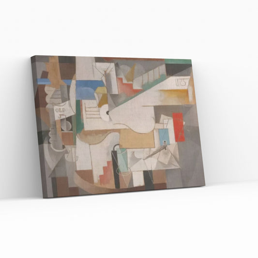 Abstract Picasso Style Print on Canvas Poster - Y Canvas