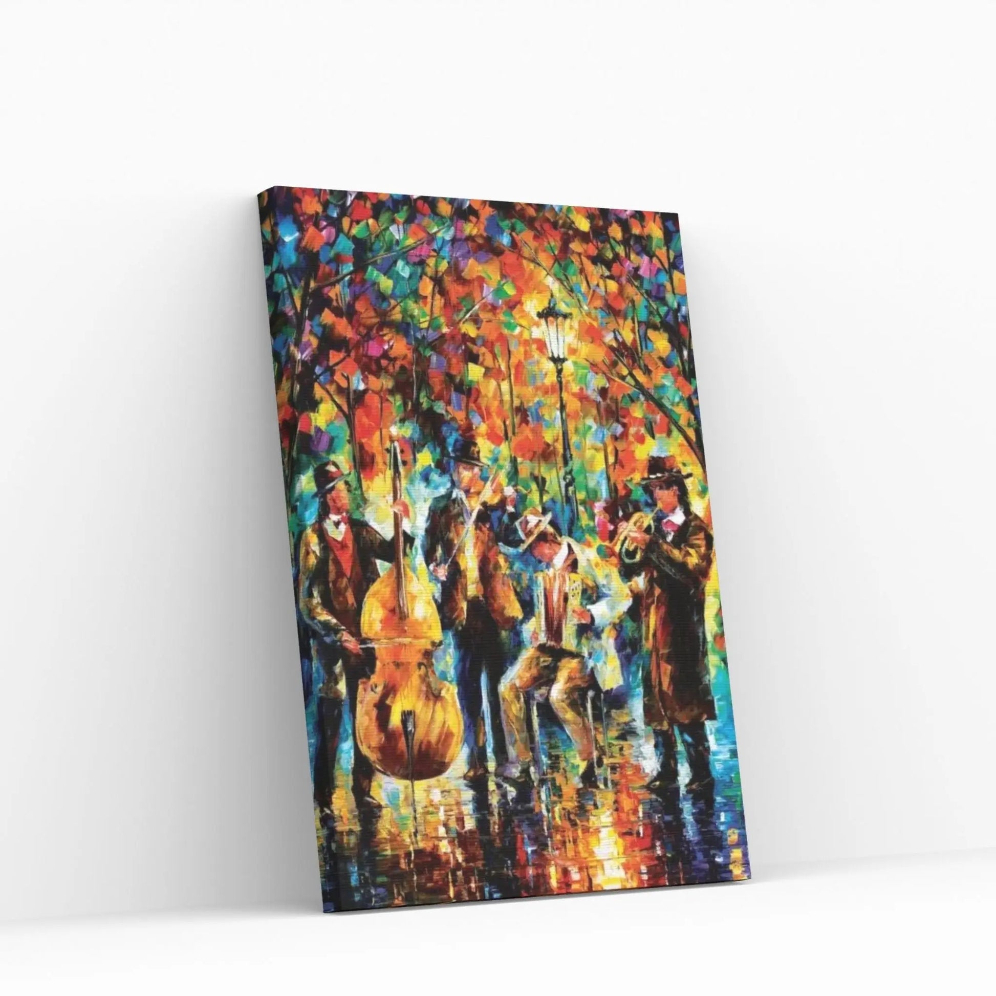 Glowing Music Canvas Wall Art - Y Canvas