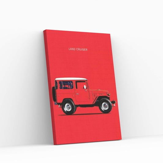 1977 Toyota Land Cruiser FJ40 Canvas Wall Art - Y Canvas