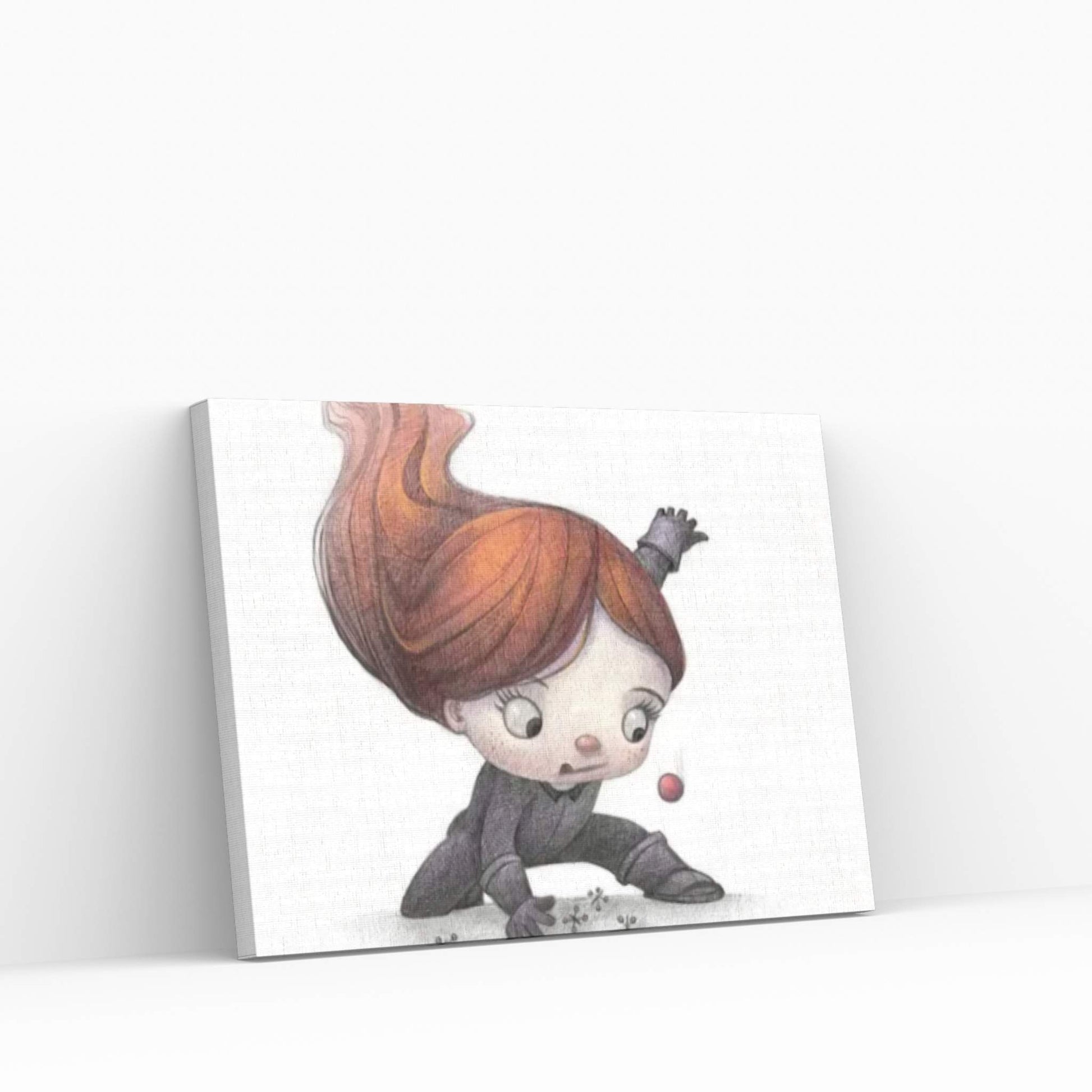 Baby Black Widow Canvas Wall Art - Y Canvas