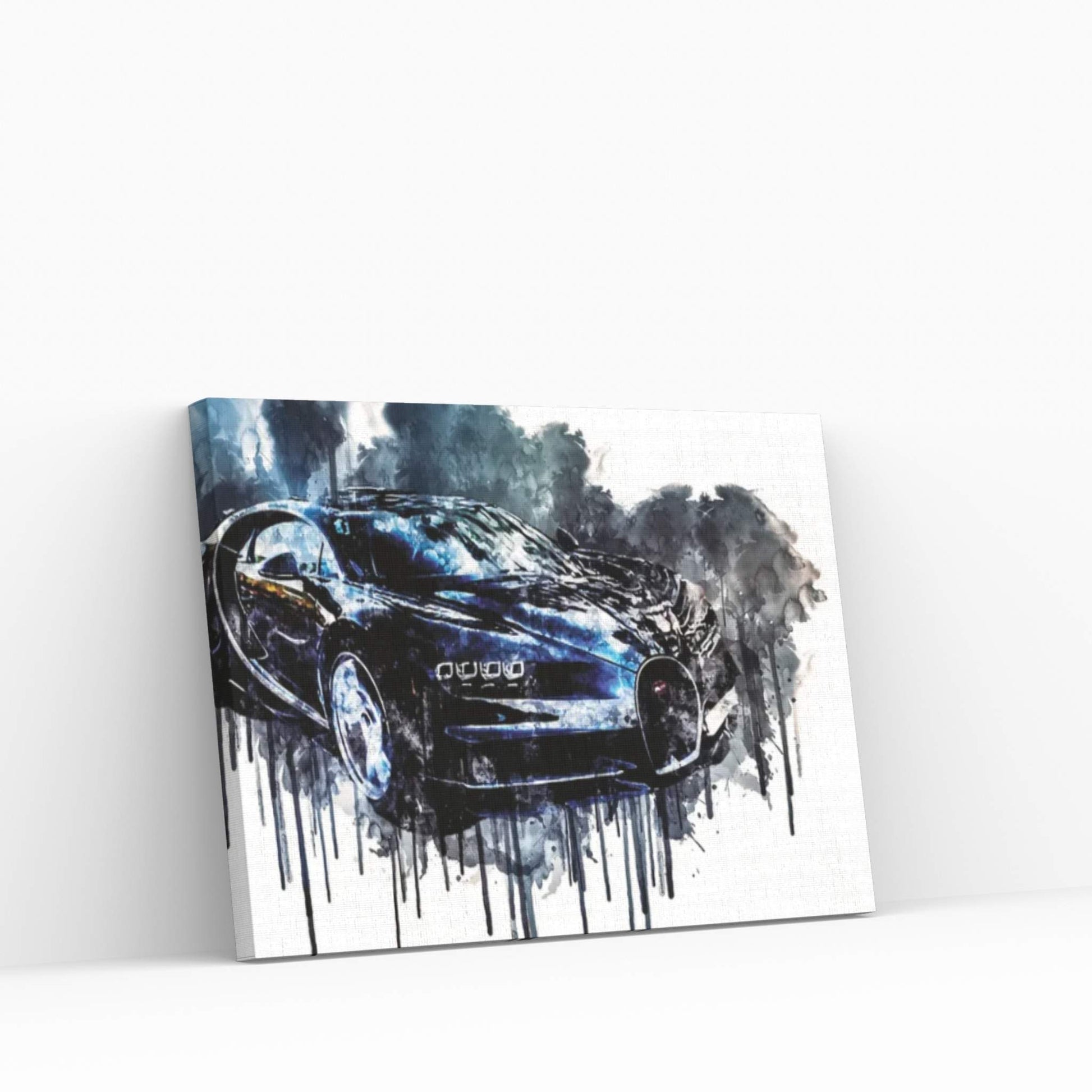 2017 Bugatti Chiron Geneva Auto Expo Vehicle XLVIII Canvas Wall Art - Y Canvas