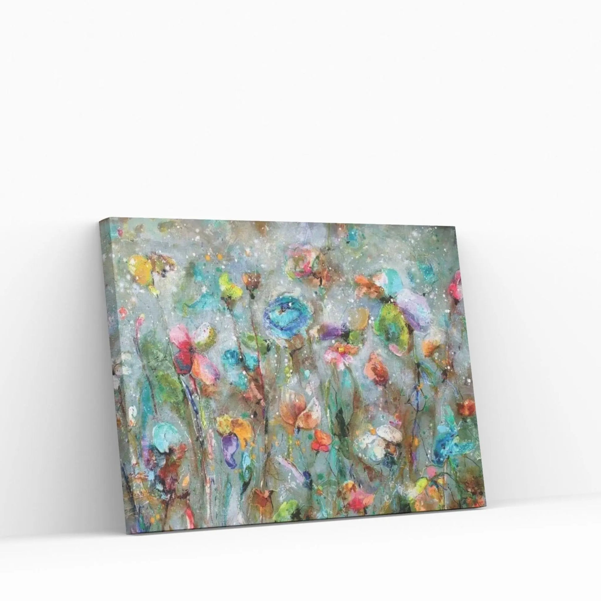 Flowers By Daw Canvas Wall Art - Y Canvas