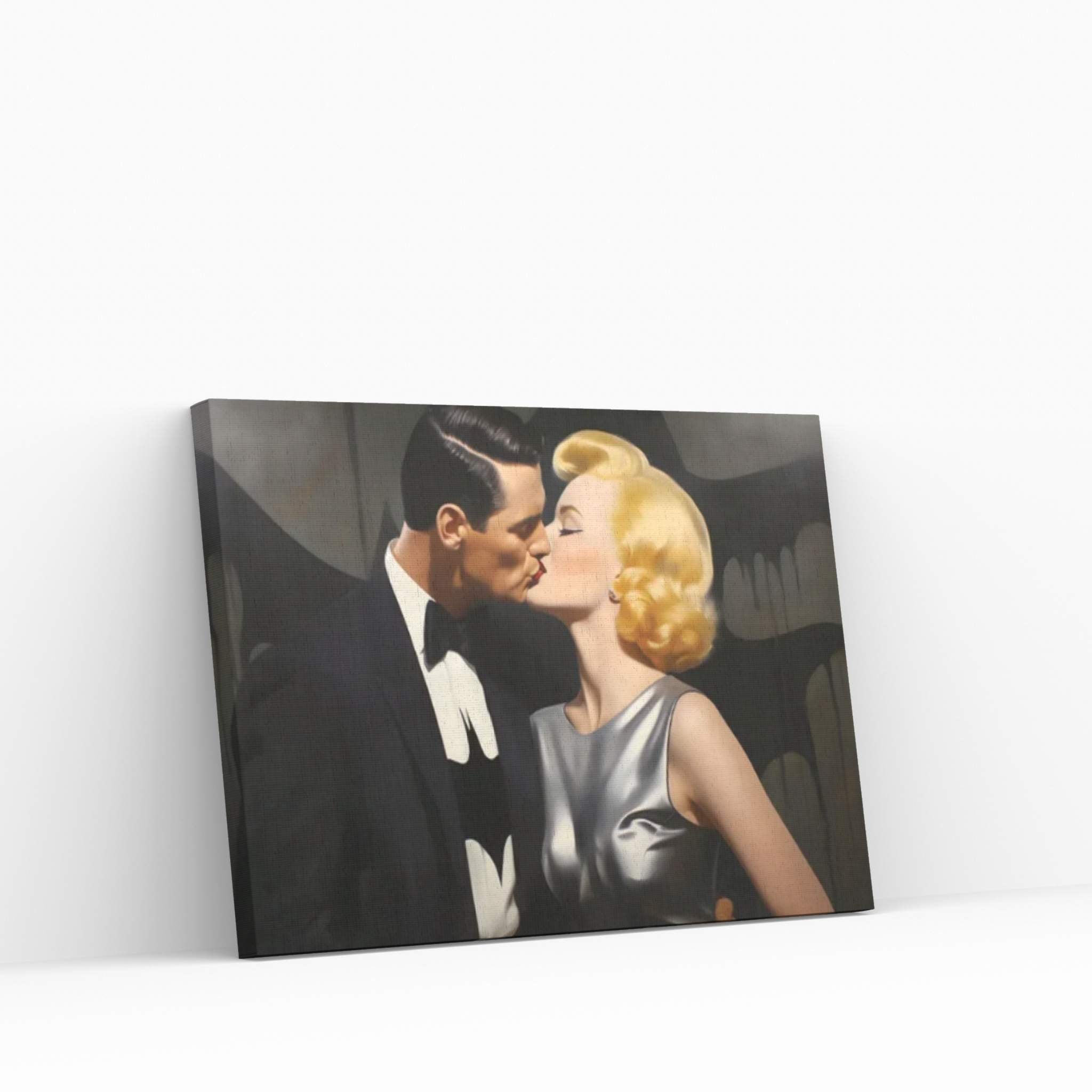 Marilyn And Batman Canvas Wall Art - Y Canvas