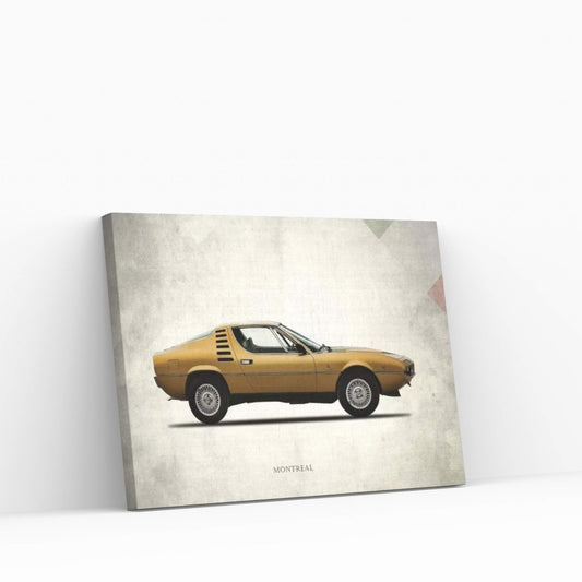 1972 Alfa Romeo Montreal Canvas Wall Art - Y Canvas