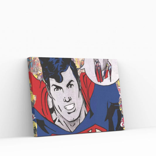 Superman Canvas Wall Art - Y Canvas