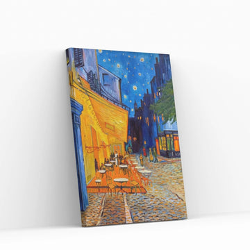 The Cafe Terrace on the Place du Forum (Café Terrace at Night) Canvas Wall Art - Y Canvas