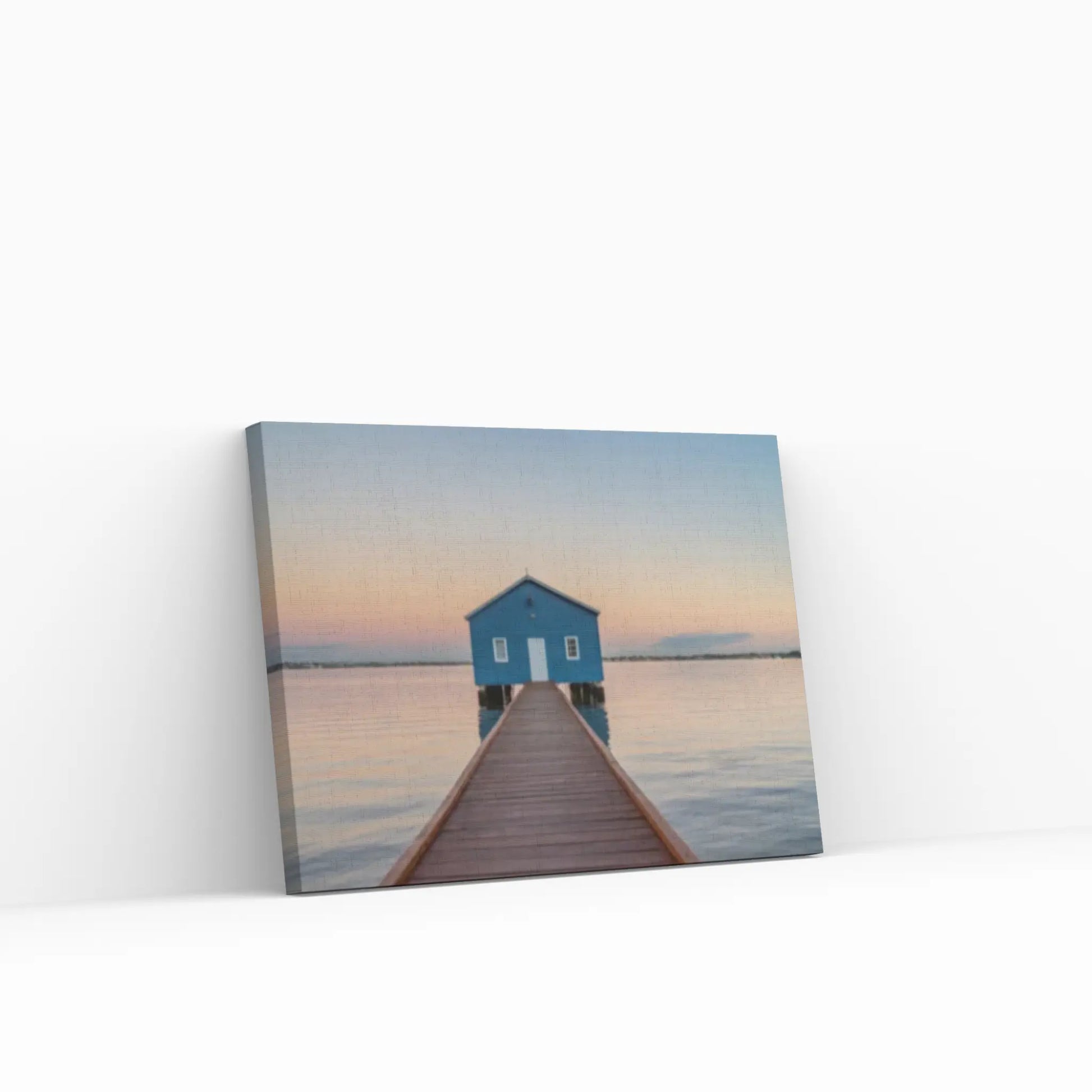 Pier Sunset Wall Art Canvas , Fishing Shack Home Decor - Y Canvas