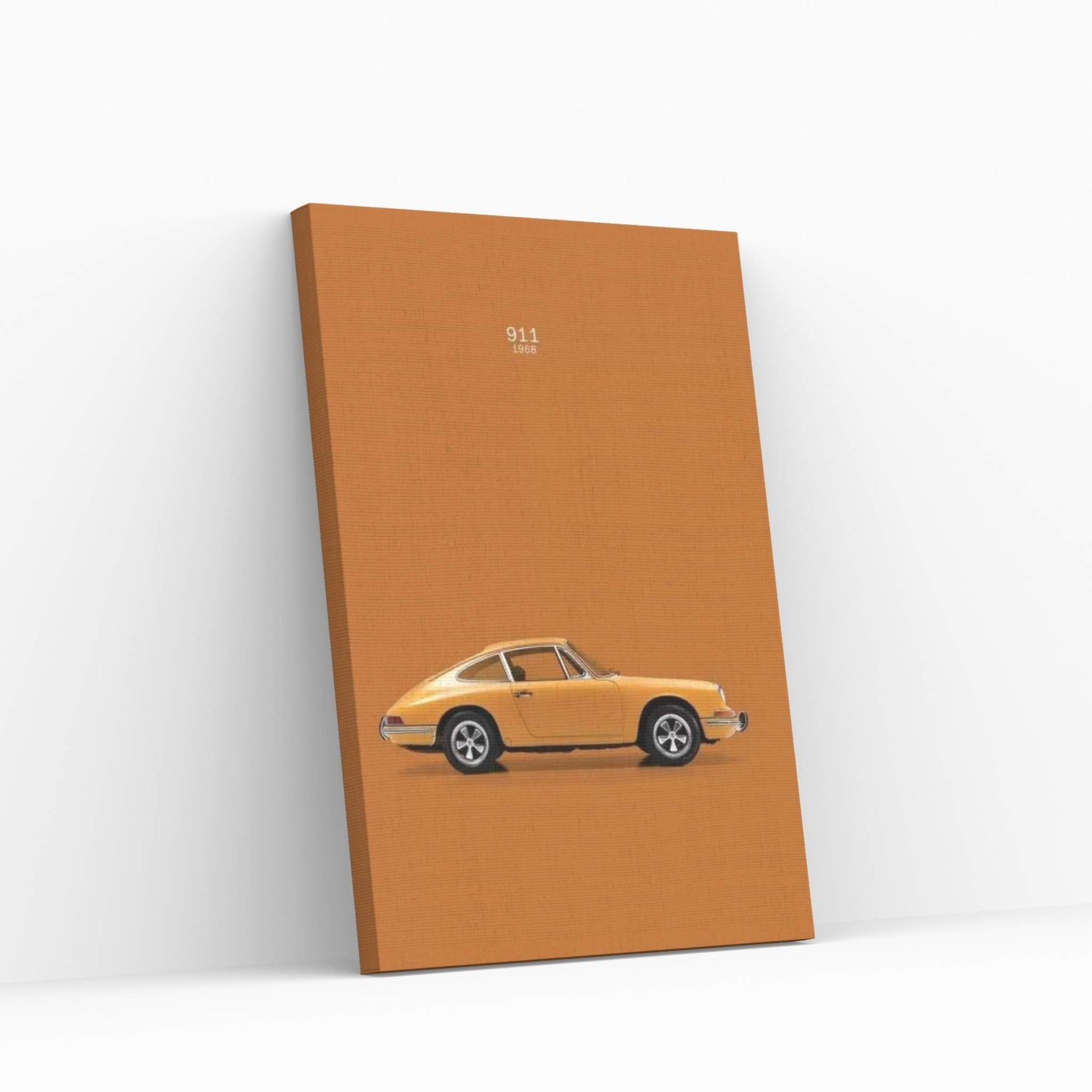 1968 Porsche 911 Canvas Wall Art - Y Canvas