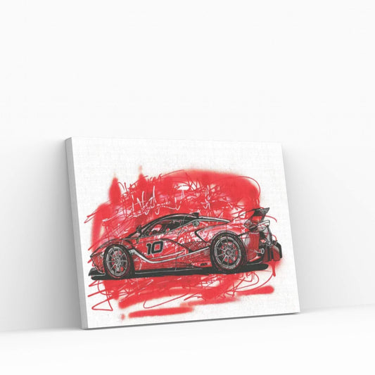 La Ferrari FXX K Canvas Wall Art - Y Canvas