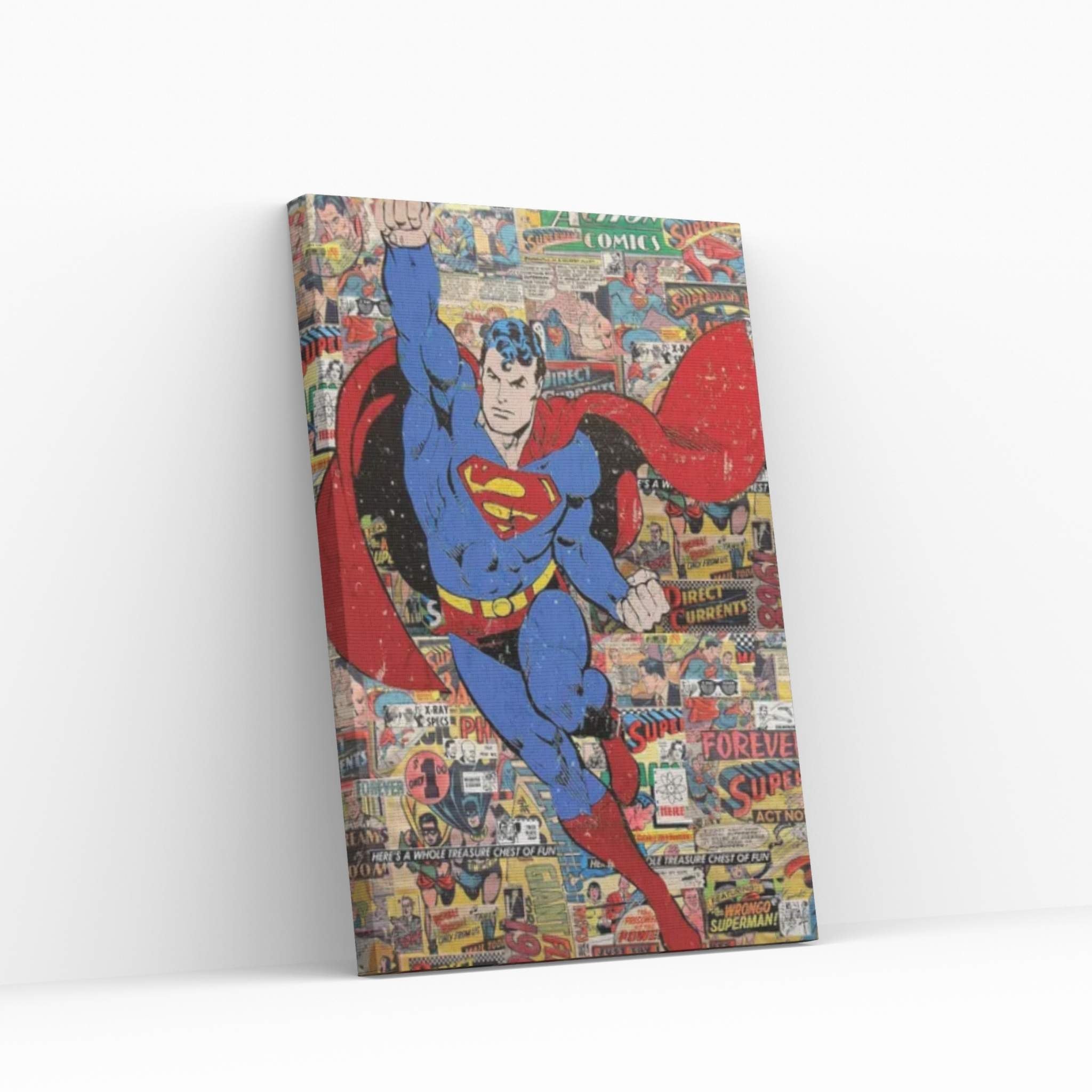 Superman Canvas Wall Art - Y Canvas