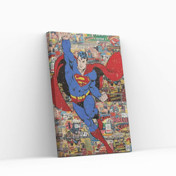 Superman Canvas Wall Art - Y Canvas