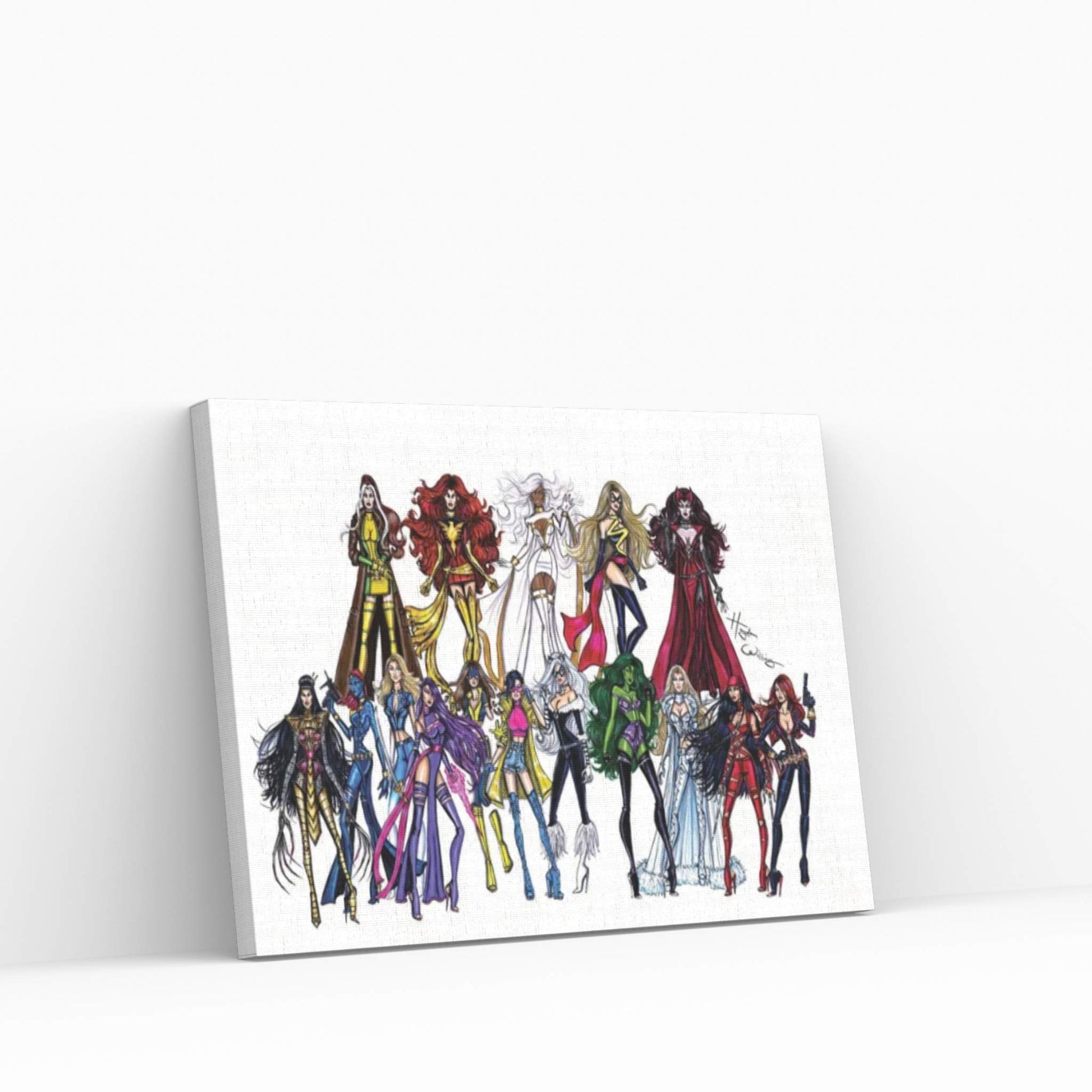 Marvel Divas Canvas Wall Art - Y Canvas