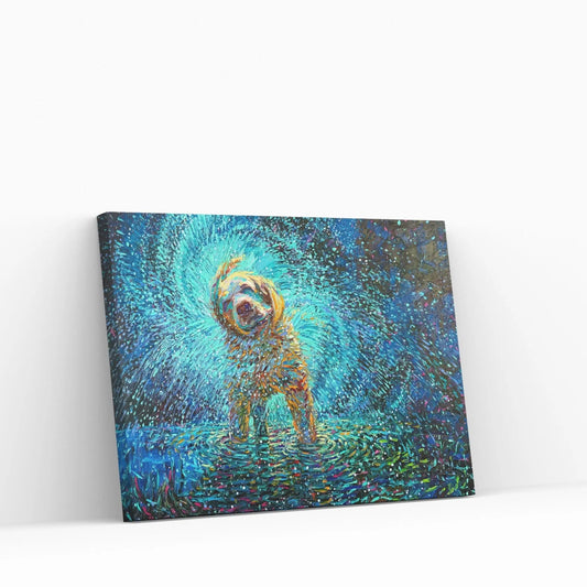 Labrador Jazz Canvas Wall Art - Y Canvas