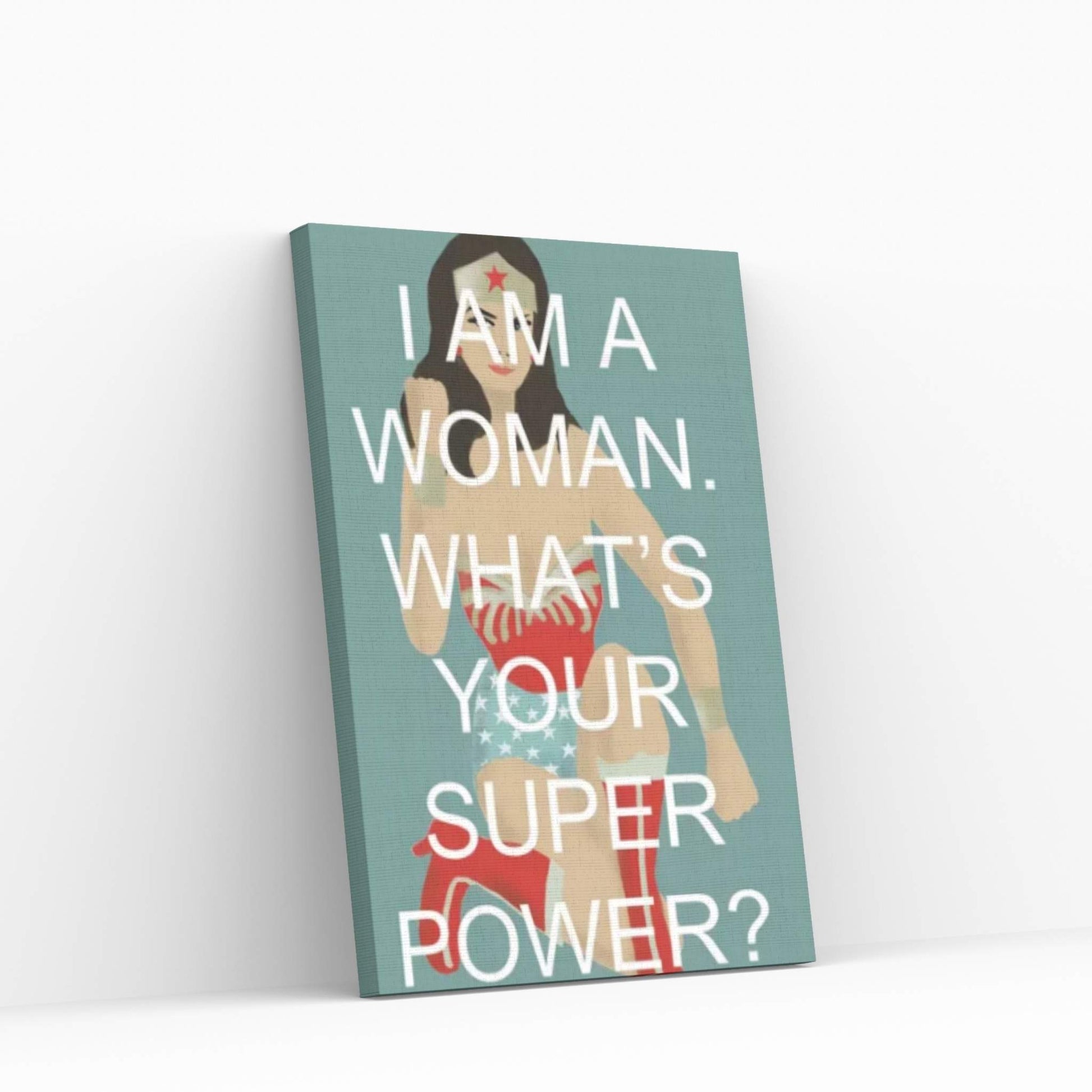 Wonder Woman Canvas Wall Art - Y Canvas