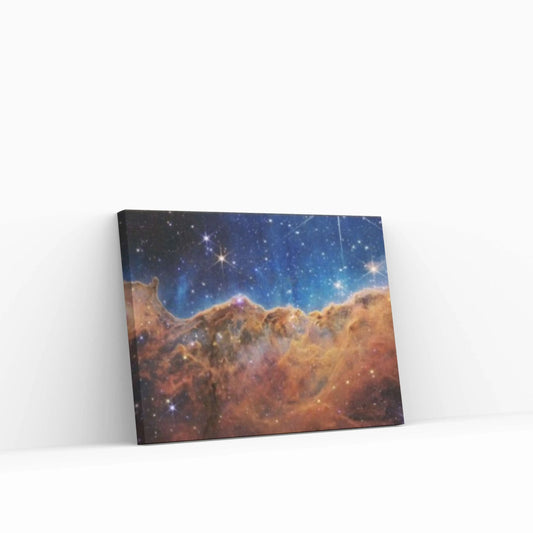 Carina Nebula NASA Deep Field Canvas, Cosmic Cliffs, James Webb Space Telescope First Images - Y Canvas