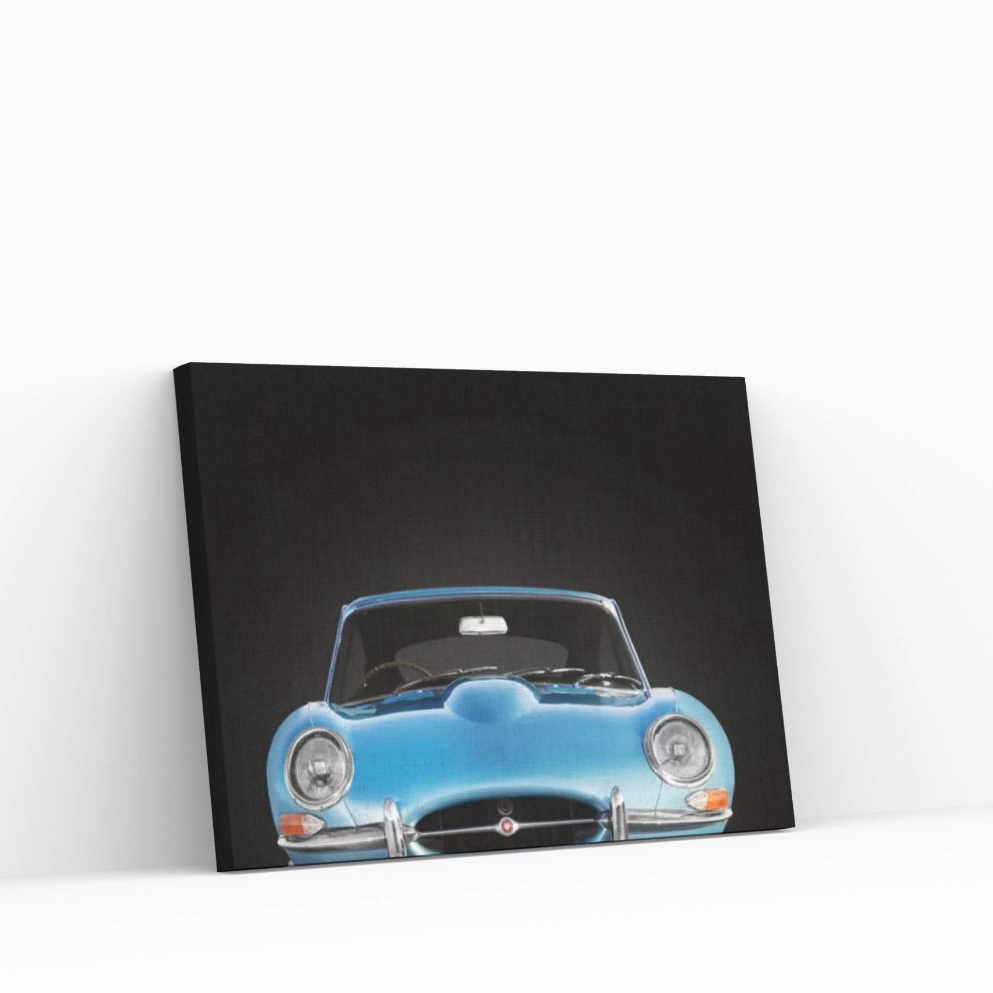 Jaguar E-Type Front Canvas Wall Art - Y Canvas