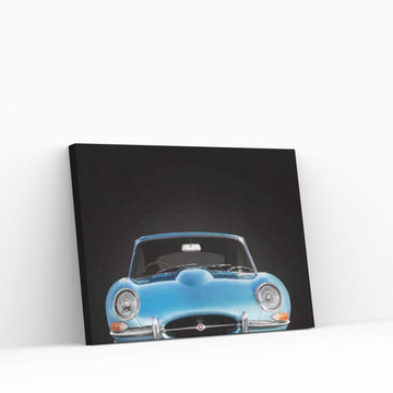 Jaguar E-Type Front Canvas Wall Art - Y Canvas