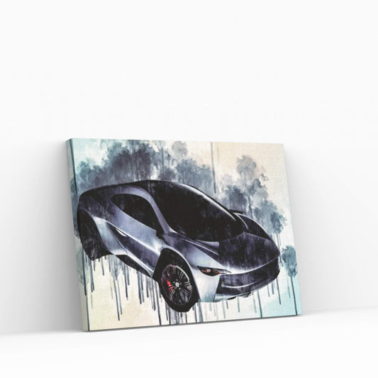 Eb110 Ramusa 2016 Bugatti Engine Hypercar Car Canvas Wall Art - Y Canvas