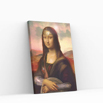 Wonder Mona Lisa Canvas Wall Art - Y Canvas