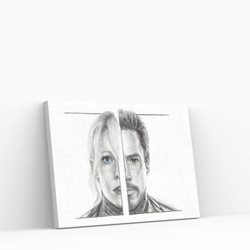 Pepper And Tony Canvas Wall Art - Y Canvas