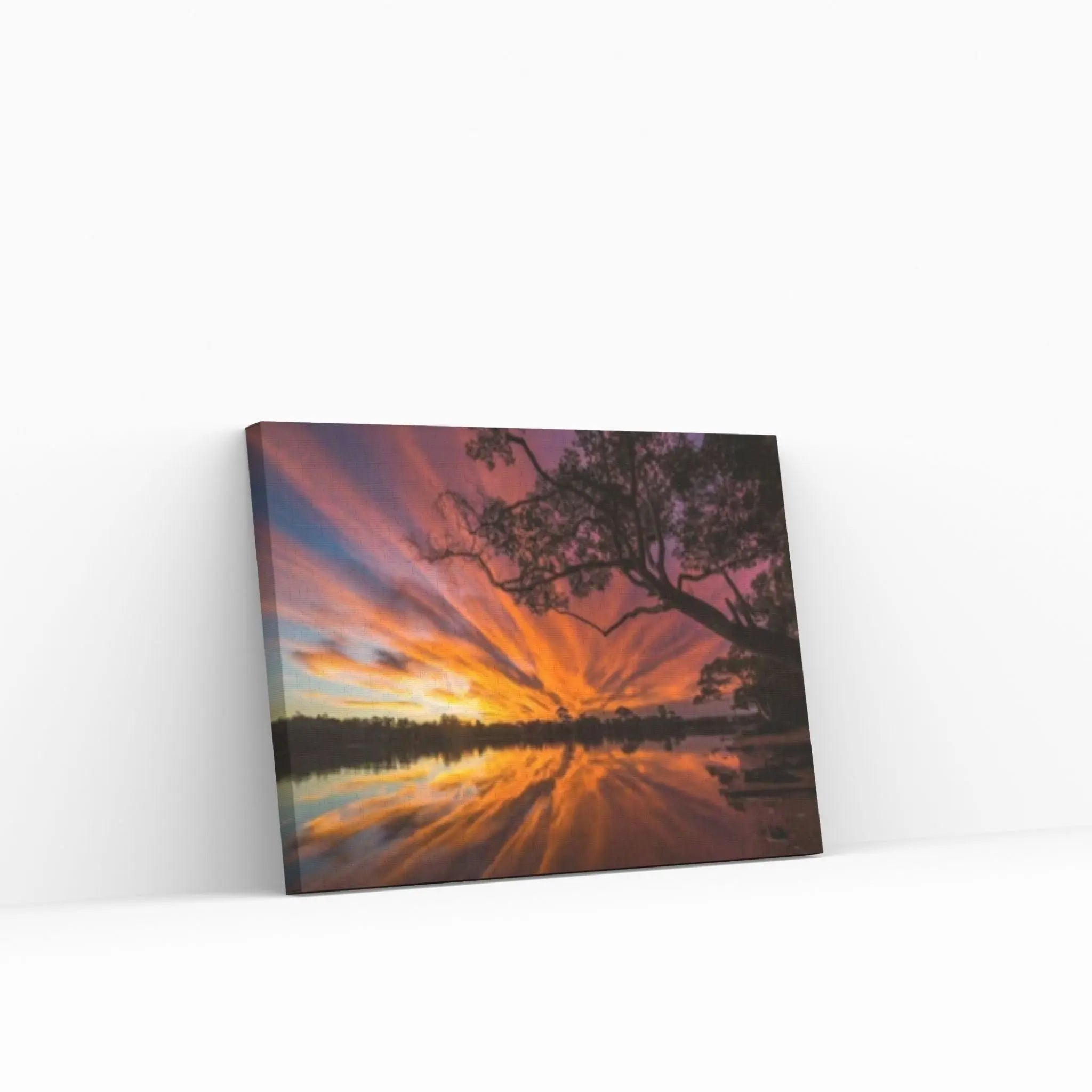 Sunset on the Beach Print on Canvas, Canvas Wall Set - Y Canvas