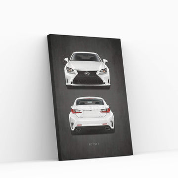 Lexus RC 350 F Canvas Wall Art - Y Canvas