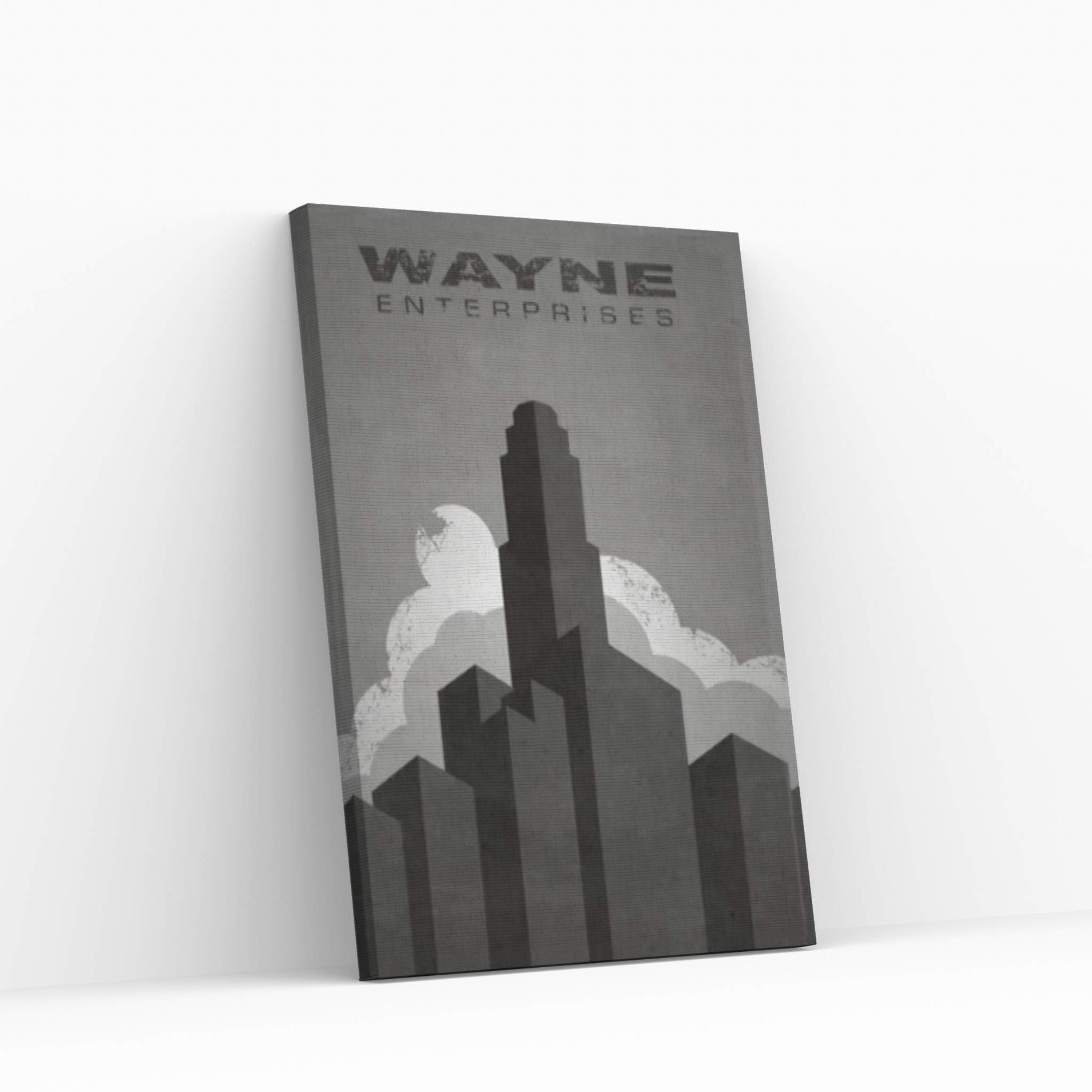 Wayne Enterprises (Batman) Canvas Wall Art - Y Canvas