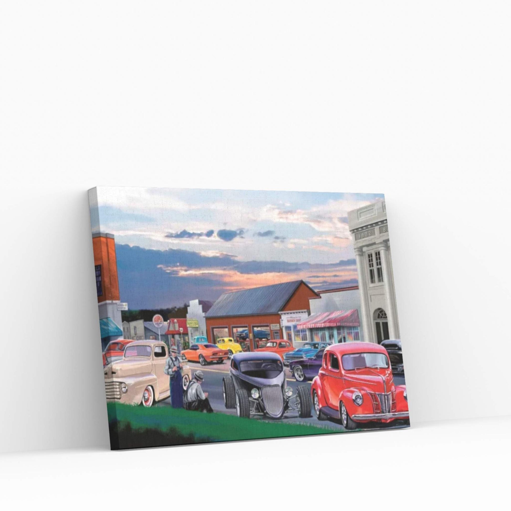 Main Street Canvas Wall Art - Y Canvas