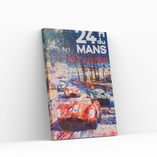 24 Heures du Mans II Canvas Wall Art - Y Canvas