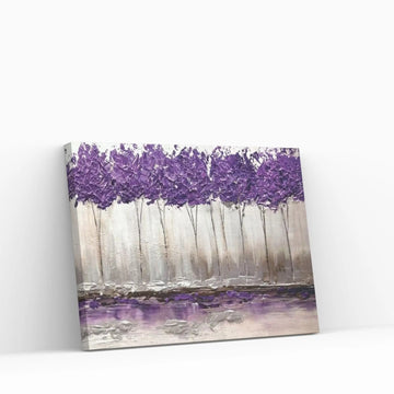 Purple Summer Canvas Wall Art - Y Canvas