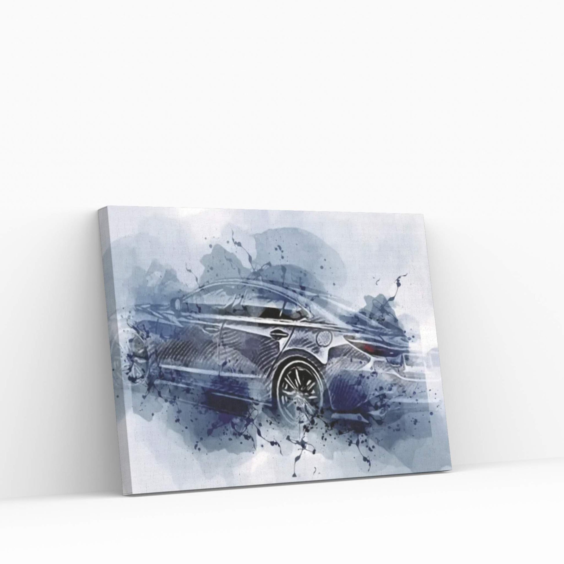 Mazda VI Abstract Cars Canvas Wall Art - Y Canvas