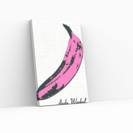 Andy Warhol Pink Banana Pop Art, Velvet Underground Cover Art, Andy Warhol Banana Canvas - Y Canvas