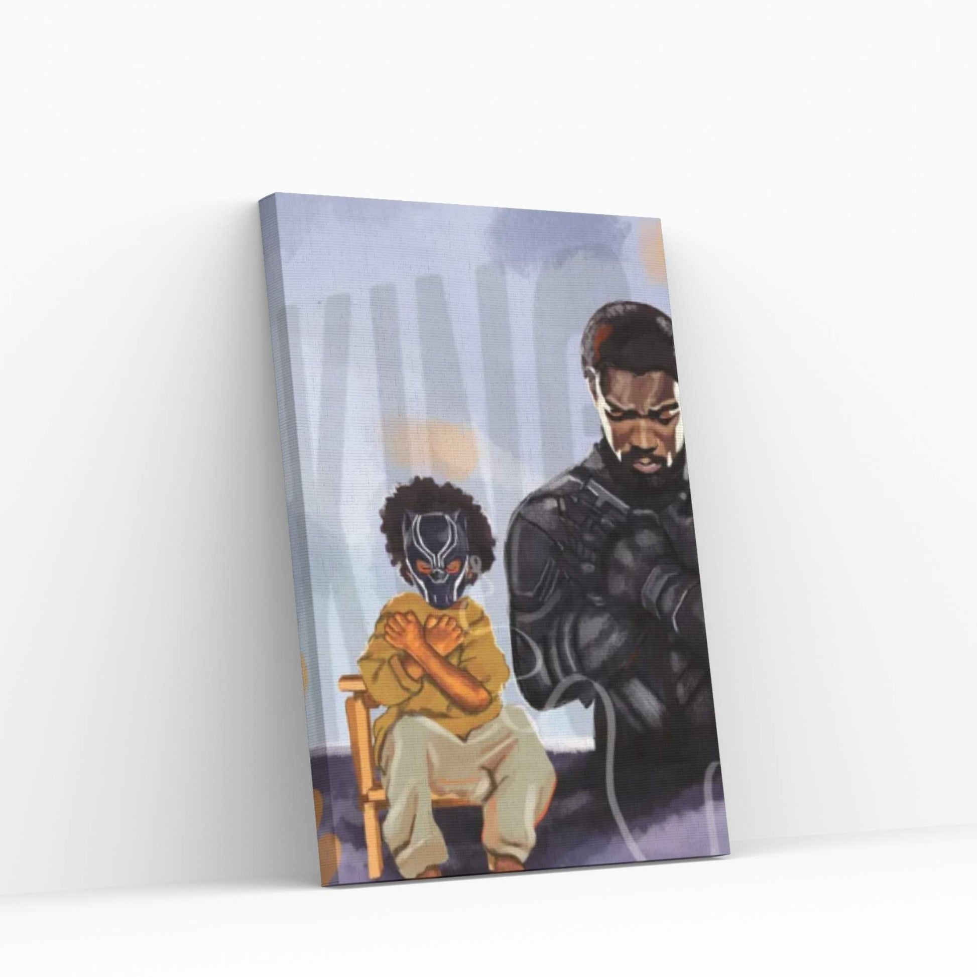 Black Panther Canvas Wall Art - Y Canvas