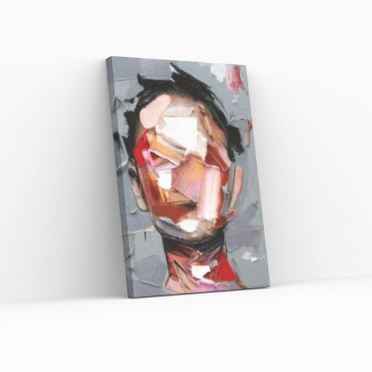 Woman Portrait Canvas Wall Art, Abstract Face Canvas Art, Face Canvas Art - Y Canvas