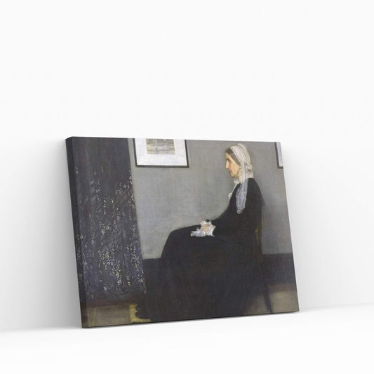 Arrangement in Grey and Black No. 1 (Whistler's Mother) Canvas Wall Art - Y Canvas