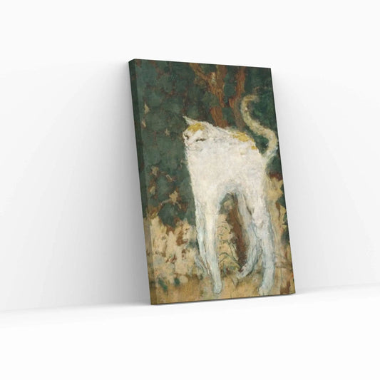 Le chat blanc 1894 by Pierre Bonnard Canvas Wall Art Print, Pierre Bonnard Poster - Y Canvas