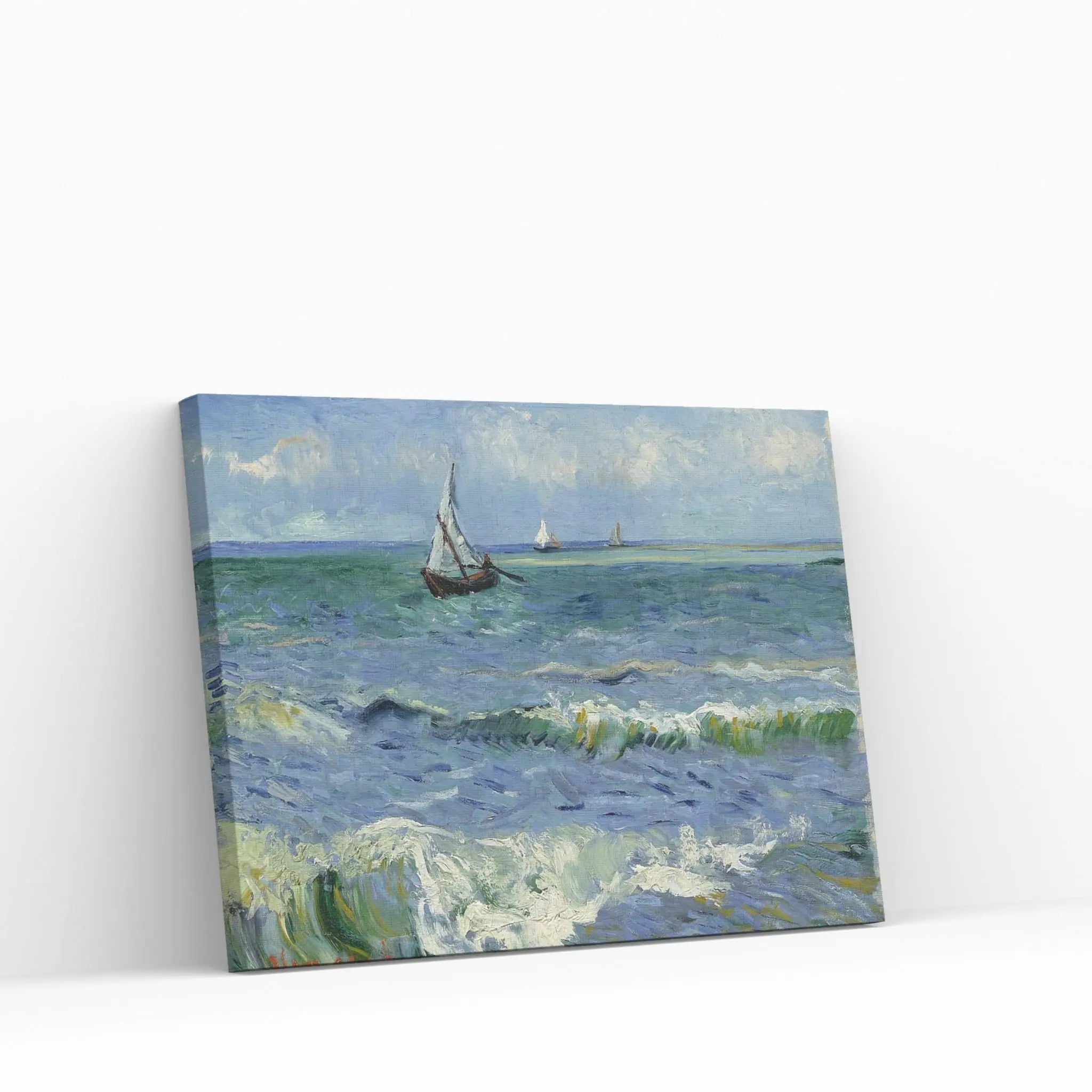 Seascape Near Les Saintes Maries de la Mer Canvas Wall Art - Y Canvas