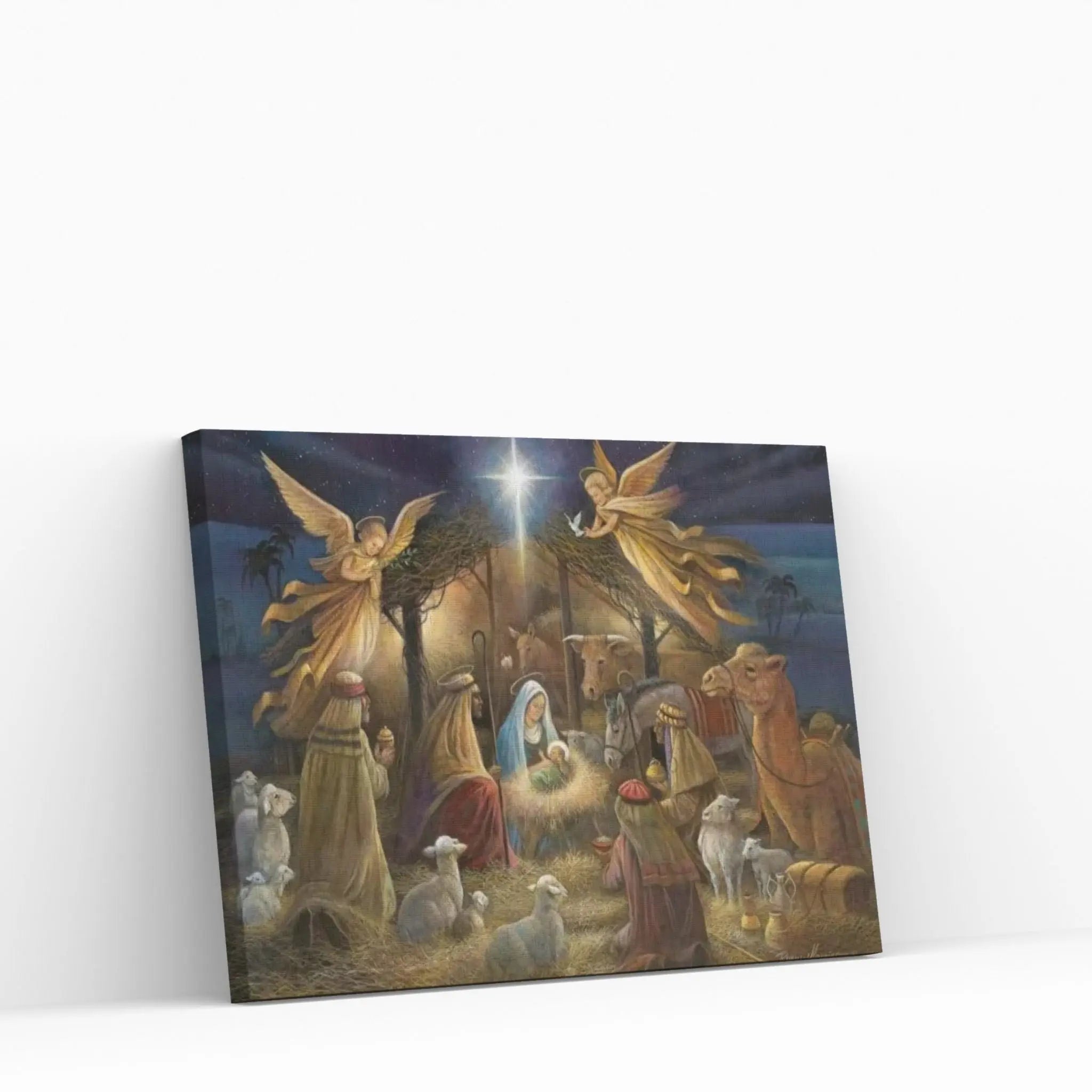 Nativity Canvas Wall Art - Y Canvas