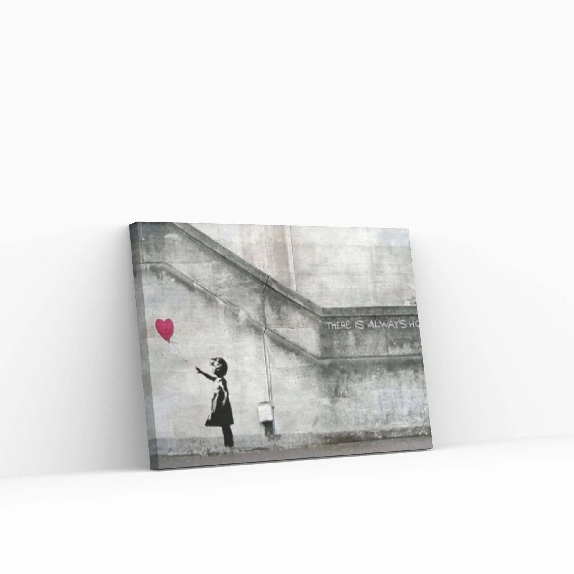 Banksy Canvas Wall Art Print Balloon Girl, Graffiti Wall Art, Street Art, Banksy Love Red Balloon - Y Canvas