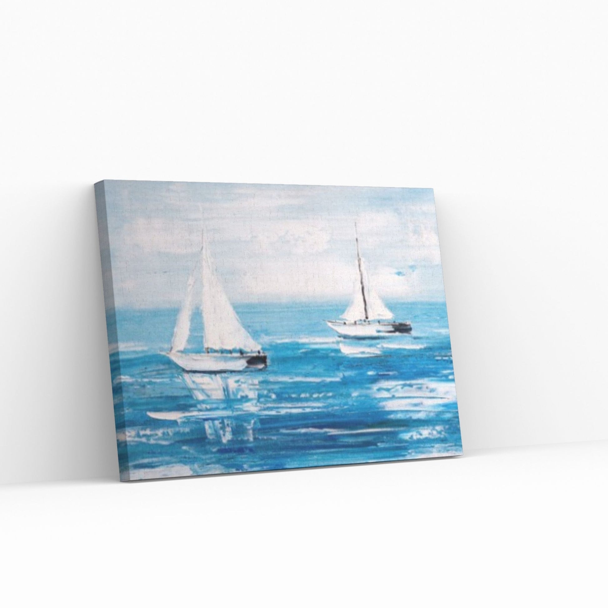 Seascape Wall Art Decor, Ship Ocean Painting, Ship Oil Painting - Y Canvas