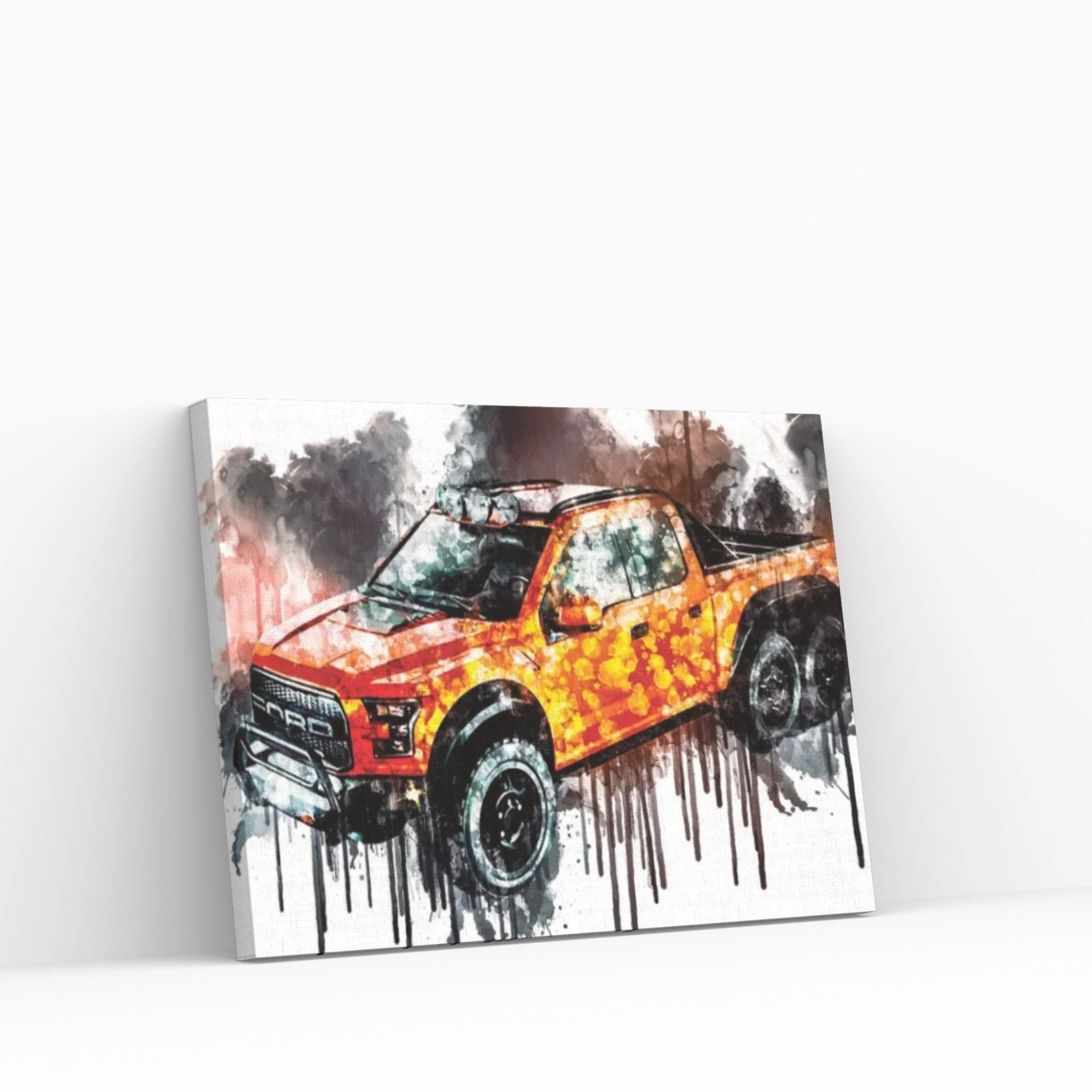 2017 Ford F 250 Velociraptor Canvas Wall Art - Y Canvas