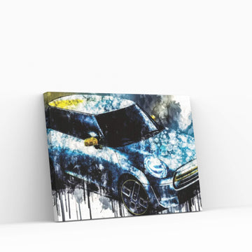 2017 Mini Electric Concept Vehicle CCXXVII Canvas Wall Art - Y Canvas