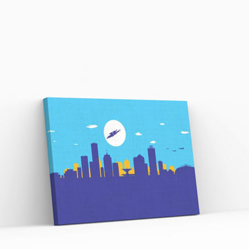 Milwaukee Superhero Canvas Wall Art - Y Canvas