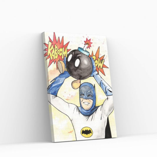 Bat Bomb Canvas Wall Art - Y Canvas