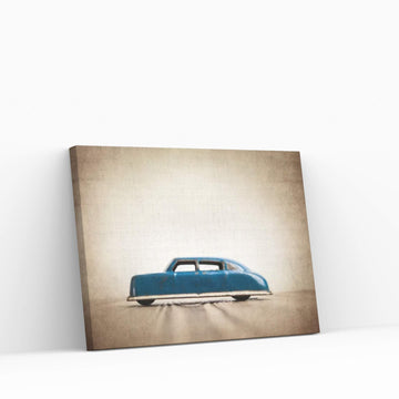 ARGO Blue Sedan Canvas Wall Art - Y Canvas