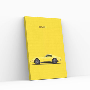 Chevrolet Corvette Canvas Wall Art - Y Canvas