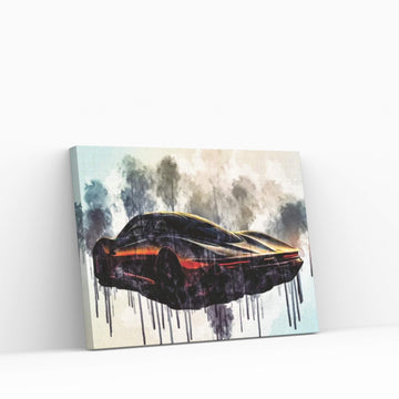 2020 Mclaren Speedtail Exterior Rear View Hypercar Canvas Wall Art - Y Canvas