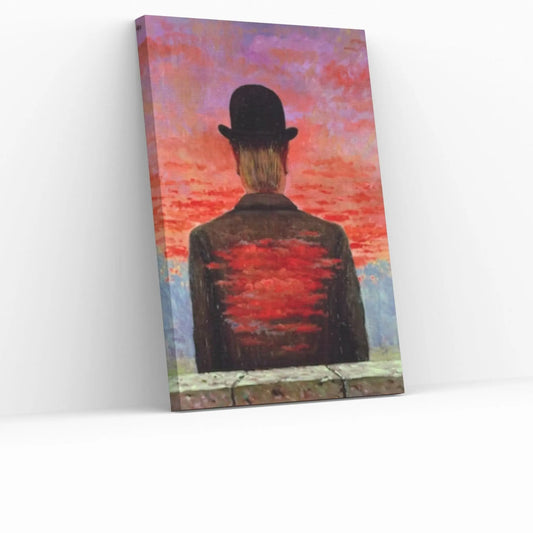 Rene Magritte Surrealistic Art Print Modern Canvas Wall Art - Y Canvas