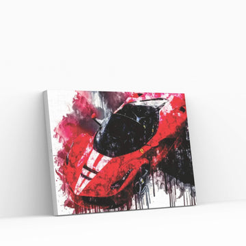 2017 Ferrari LaFerrari Aperta Vehicle LXXI Canvas Wall Art - Y Canvas